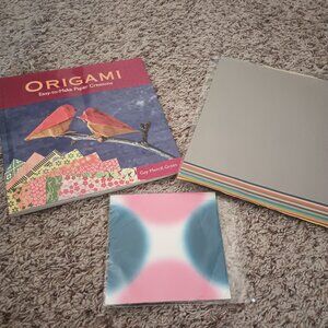 Origami book and papers